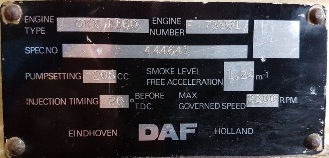 DAF DKX 1160