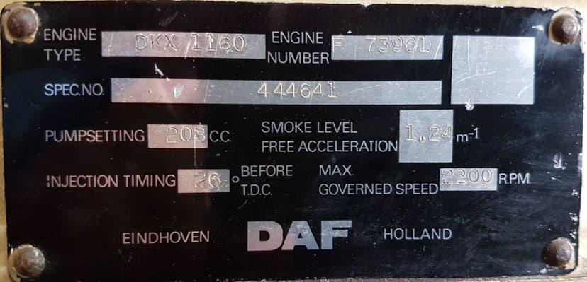 DAF DKX 1160