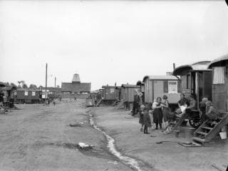 Reiswagen voor ambulante werklui