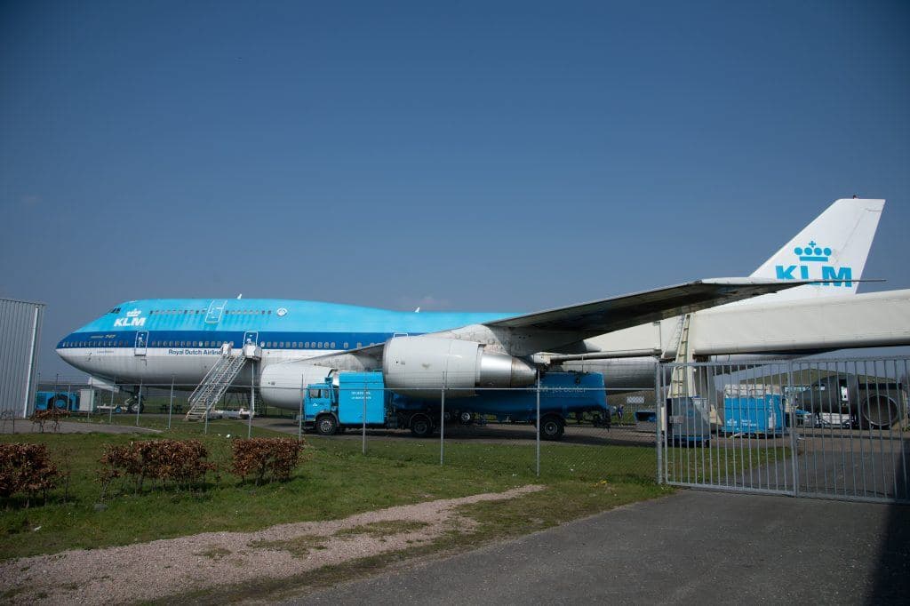 Viermotorig passagiersvliegtuig