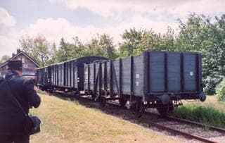 Open wagen met remhuis