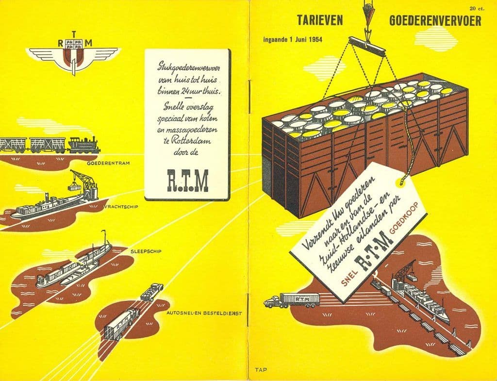 Vroeg containervervoer
