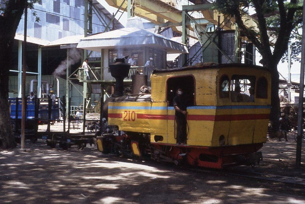 Stoomlocomotief voor suikerplantage